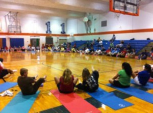 Over 100 PE teachers in CCISD participated in a 3-day MOSST In-Service learning tools and techniques for teaching cooperation through physical fitness and wellness.